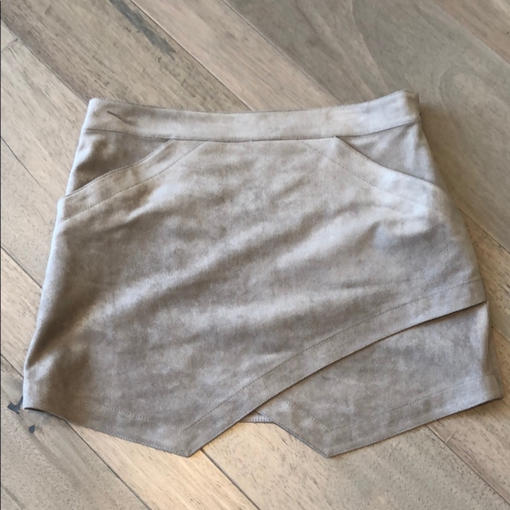 BCBG wrap front skirt